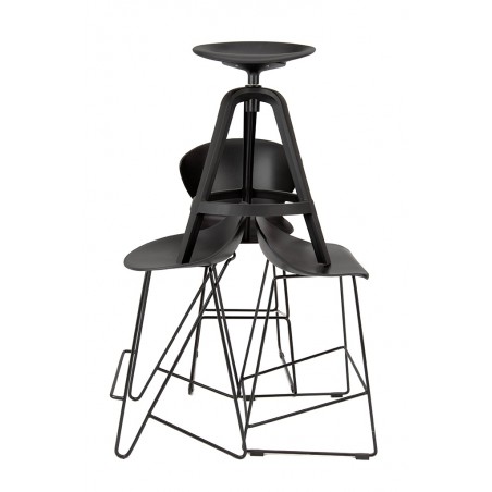 Hoker PERSY czarny 66 cm - polipropylen, metal