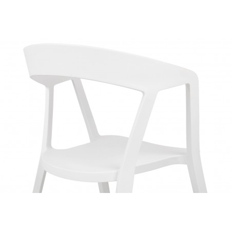 Krzesło VIBIA białe - polipropylen