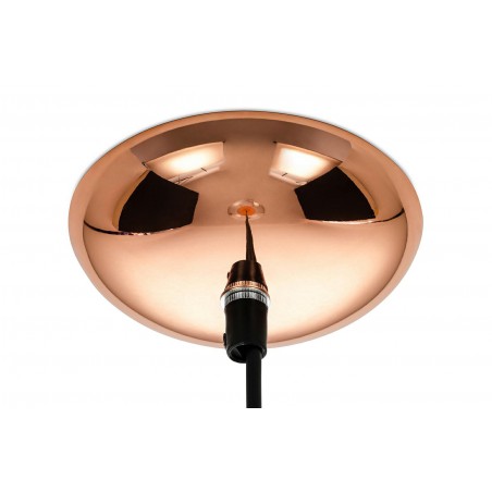 Lampa wisząca SANDRA 20 miedziana - szkło, metal