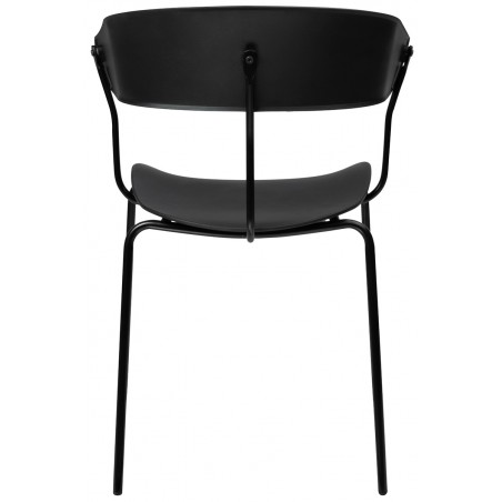 Krzesło JETT czarne - polipropylen, metal
