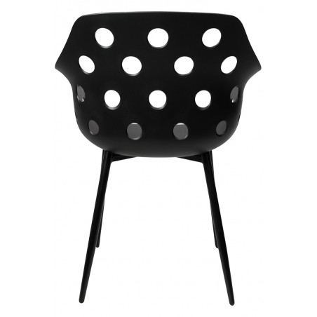 Krzesło JASON czarne - polipropylen, metal