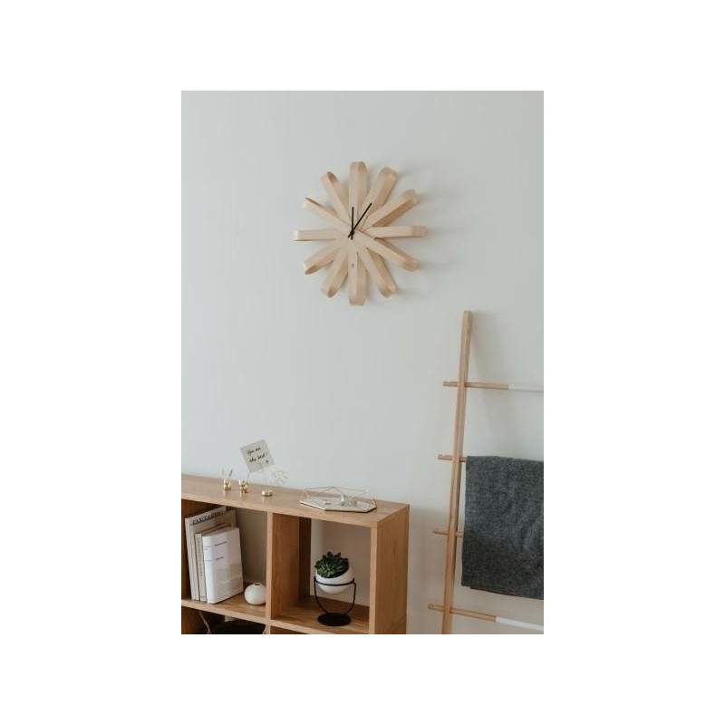 UMBRA zegar RIBBONWOOD  -natural