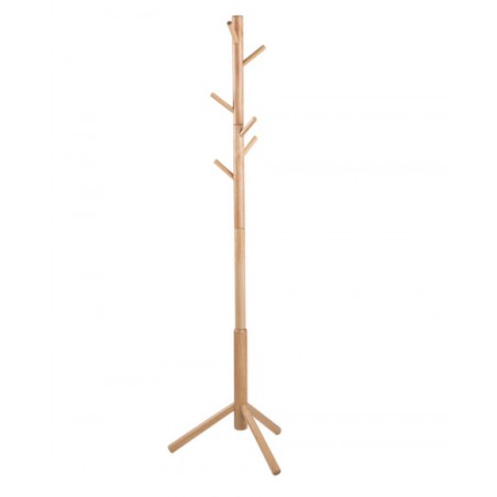 ACTONA wieszak BREMEN naturalny - drewno lakierowane