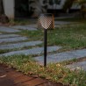 NEW GARDEN lampa ogrodowa GRETA SOLAR NEGRO 5in1 czarna - LED