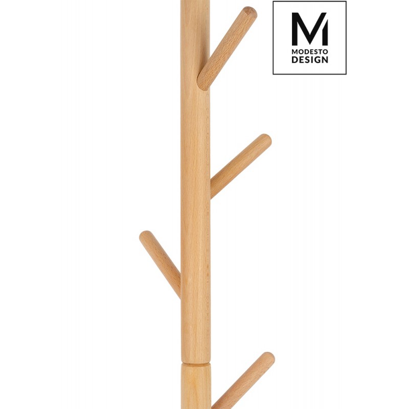 MODESTO wieszak stojący STICK naturalny - drewno bukowe