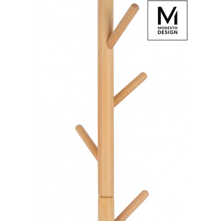 MODESTO wieszak stojący STICK naturalny - drewno bukowe