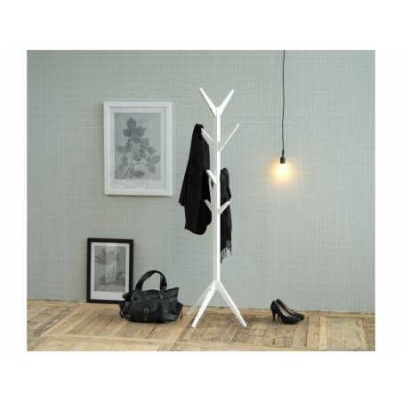ACTONA wieszak ASCOT biały - drewno lakierowane