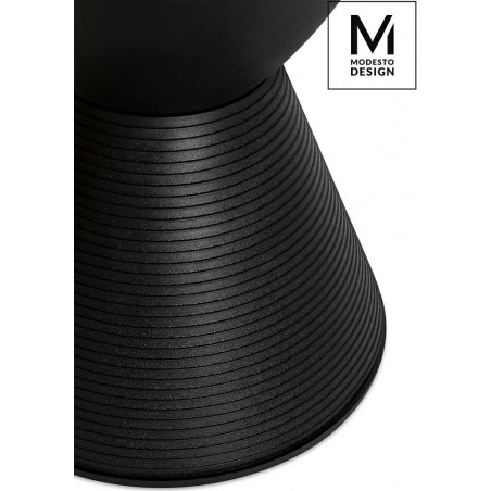 MODESTO stołek TAMBURO czarny - polipropylen