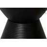 MODESTO stołek TAMBURO czarny - polipropylen