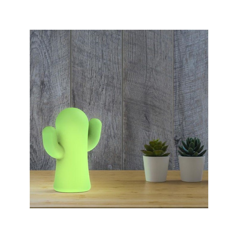 NEW GARDEN lampa ogrodowa PANCHITO LIMA INDOOR & OUTDOOR limonkowa - LED, wbudowana bateria