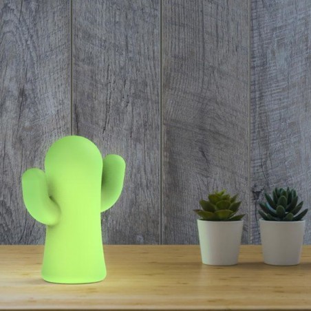 NEW GARDEN lampa ogrodowa PANCHITO LIMA INDOOR & OUTDOOR limonkowa - LED, wbudowana bateria