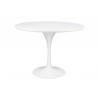 Stół TULIP PREMIUM 100 biały  - MDF, metal