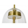 Lampa wisząca CHAPLIN 200 mosiądz - LED, szkło