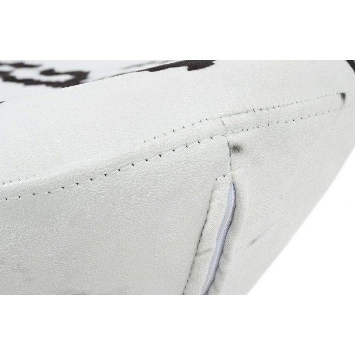 Podnóżek EGG SZEROKI MARBLE - tkanina, podstawa...