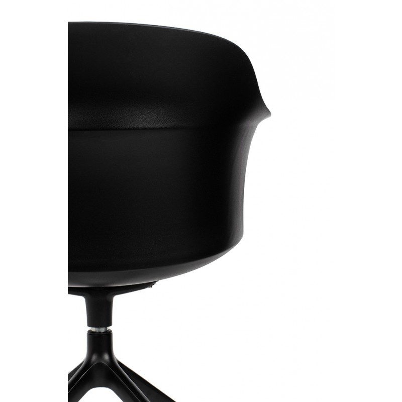 Krzesło biurowe obrotowe BRAZO czarne