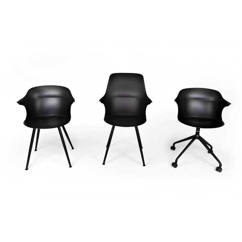 Krzesło biurowe obrotowe BRAZO czarne