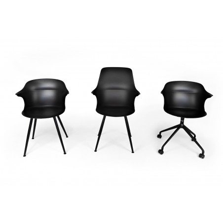 Krzesło biurowe obrotowe BRAZO czarne