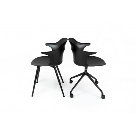 Krzesło biurowe obrotowe BRAZO czarne