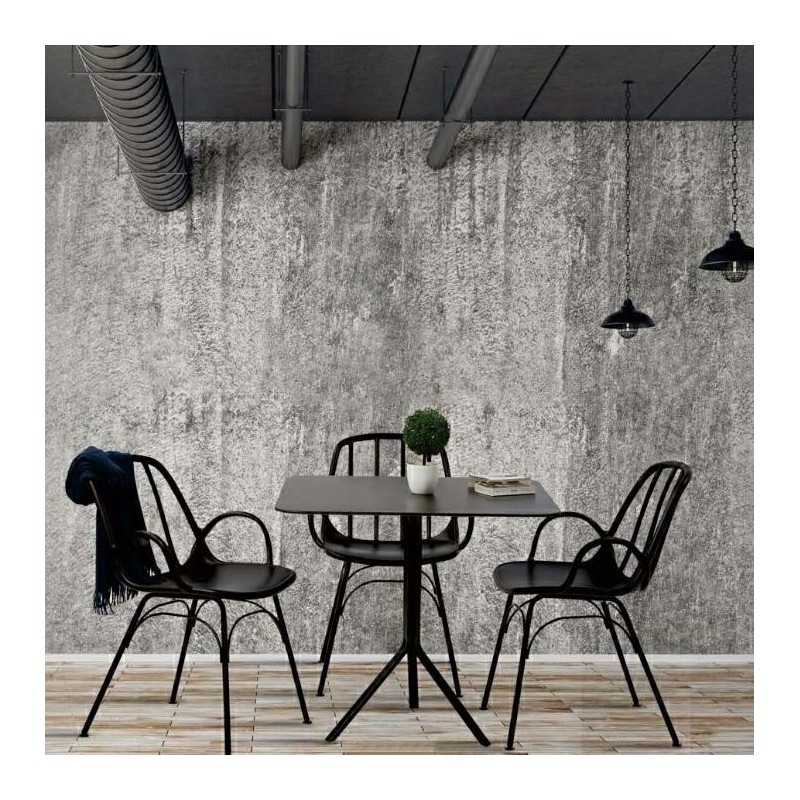 Krzesło CASTERIA czarne - polipropylen