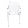 Krzesło LOUIS transparentne - poliwęglan