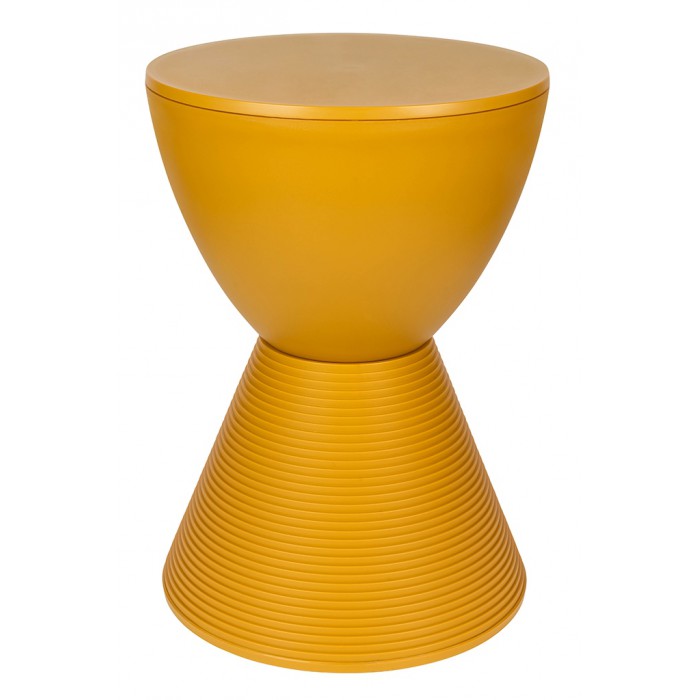 Stołek TAMBURO pastelowy imbir  - polipropylen