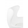 Fotel EGG SZEROKI PU biały
