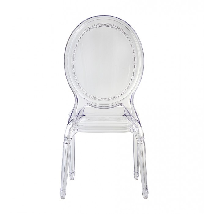 Krzesło PRINCE transparentne - poliwęglan