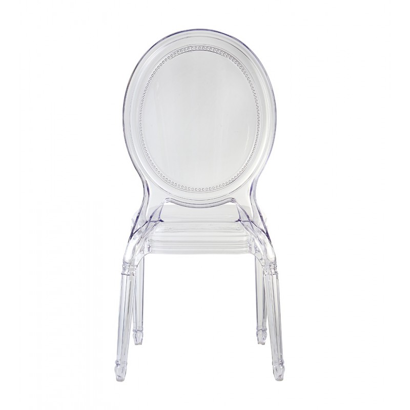 Krzesło PRINCE transparentne - poliwęglan