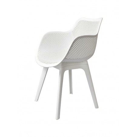 Krzesło LANDI białe - polipropylen