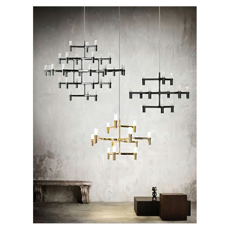 Lampa wisząca ATOMIC złota