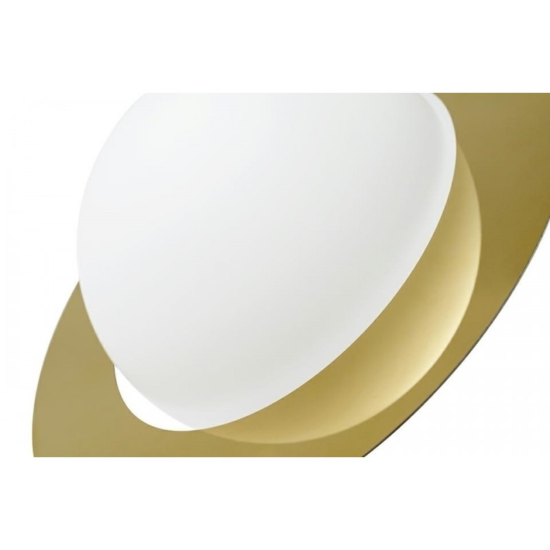 Lampa wisząca AURORA złota - szkło, metal