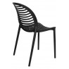 Krzesło SUNNY czarne - polipropylen - poliwęglan