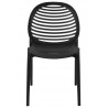 Krzesło SUNNY czarne - polipropylen - poliwęglan