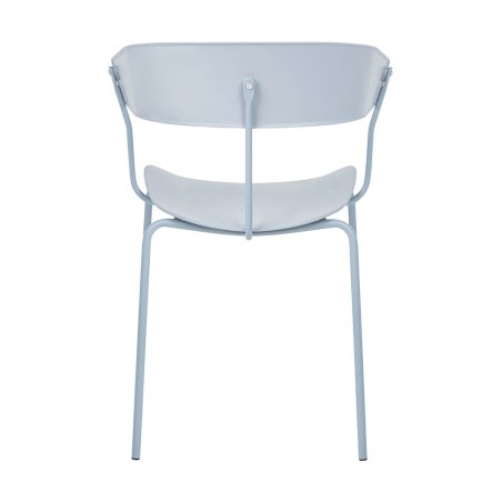Krzesło JETT jasnoszare - polipropylen, metal