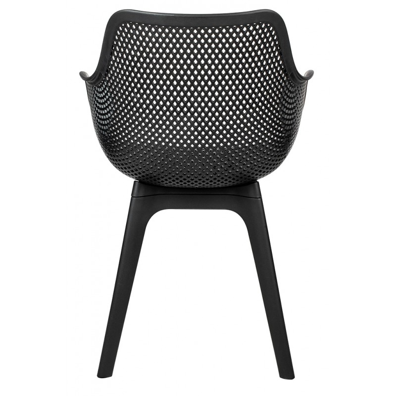 Krzesło LANDI czarne - polipropylen