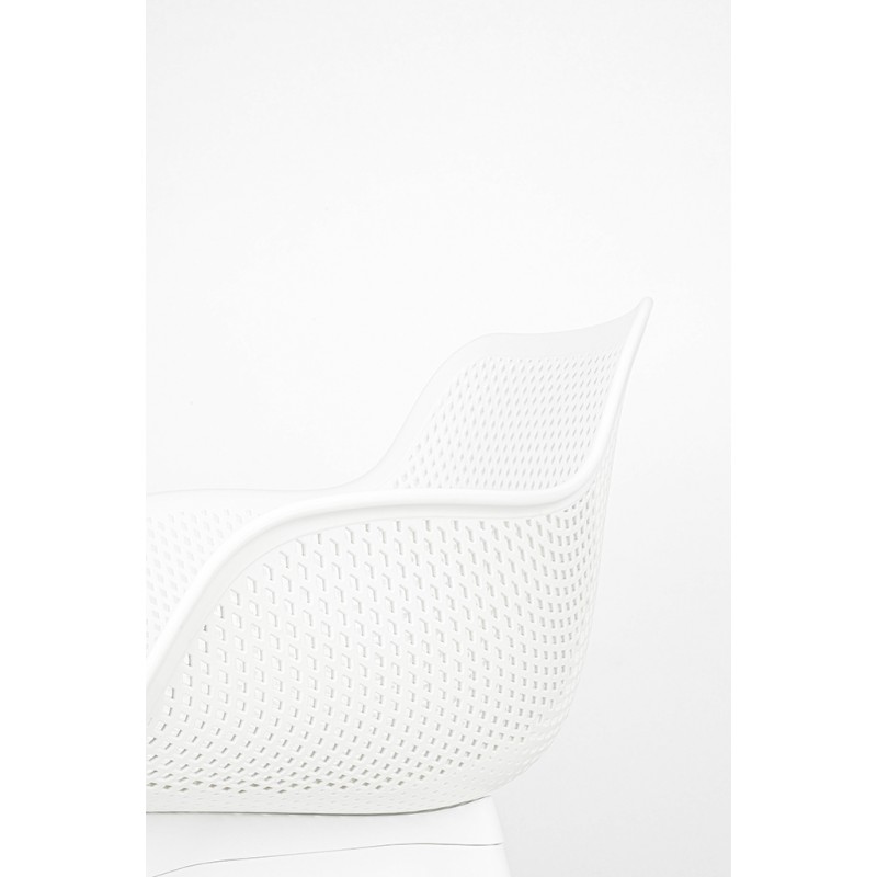 Krzesło LANDI białe - polipropylen