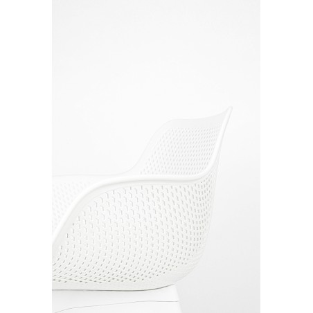 Krzesło LANDI białe - polipropylen