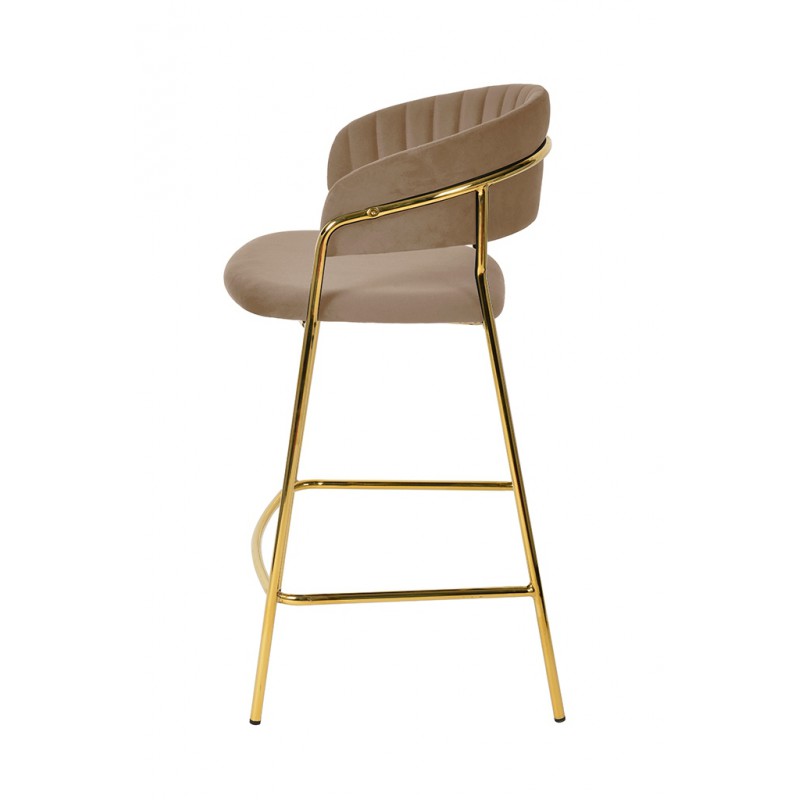 Krzesło barowe MARGO khaki
