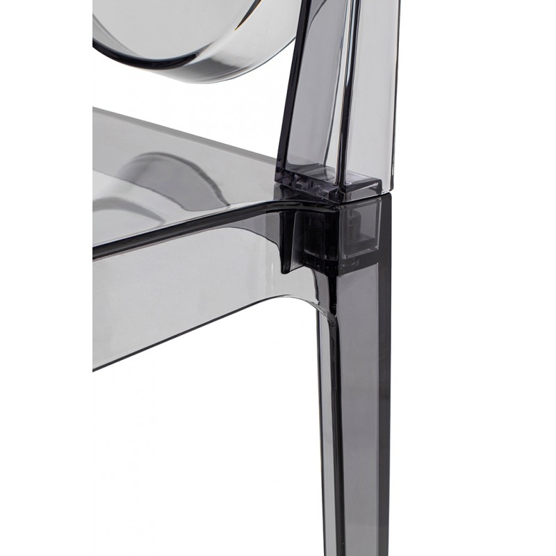 Hoker VICTORIA 65 cm dymiony - poliwęglan