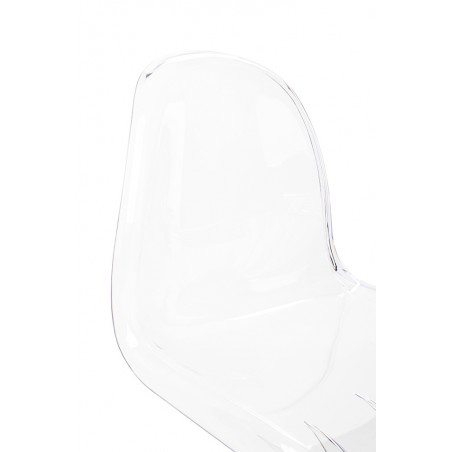 Krzesło HOVER PC transparentne - poliwęglan