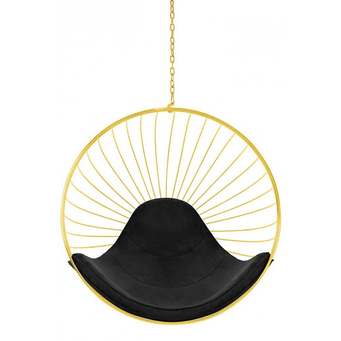 Fotel wiszący GABBIA złoty