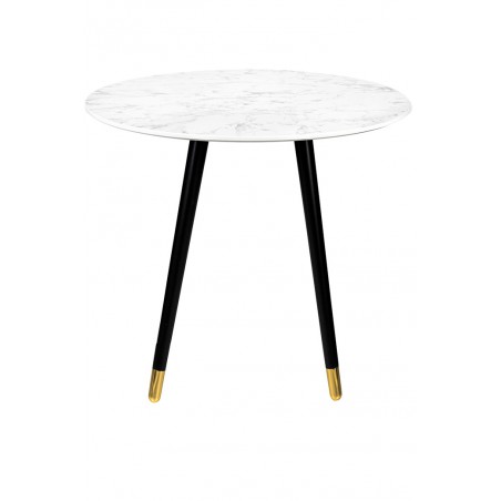 Stół PADRINO 90 - MDF, drewno, metal