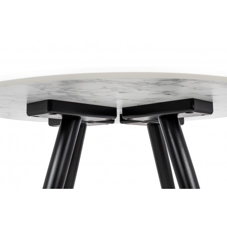 Stół PADRINO 90 - MDF, drewno, metal