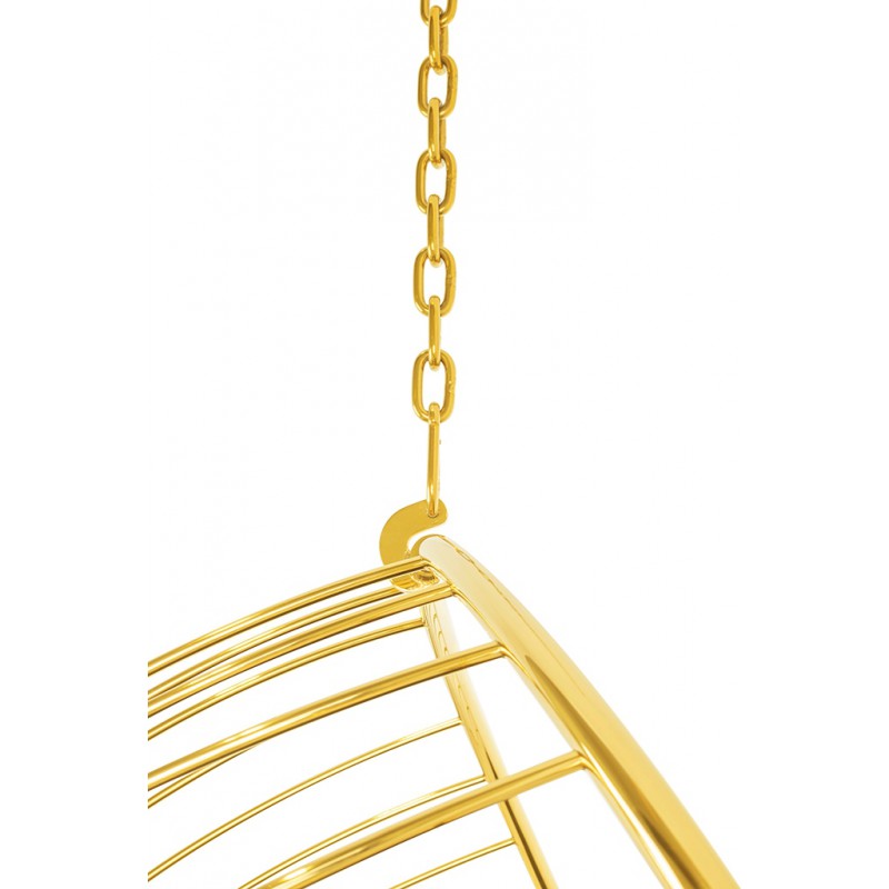 Fotel wiszący GABBIA złoty