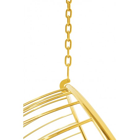 Fotel wiszący GABBIA złoty