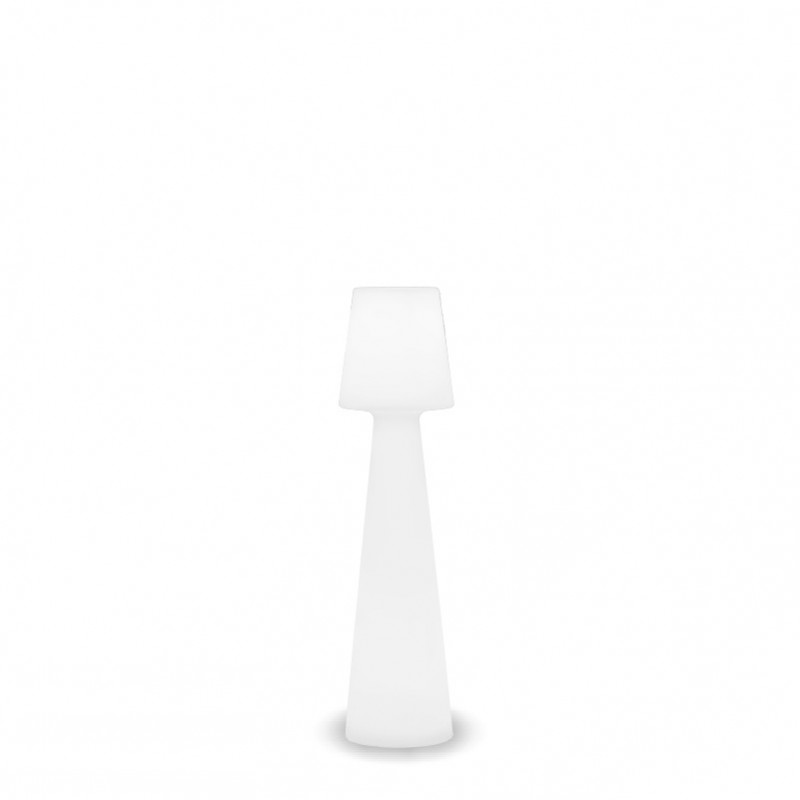 NEW GARDEN lampa podłogowa LOLA 110 B biała - LED, wbudowana bateria