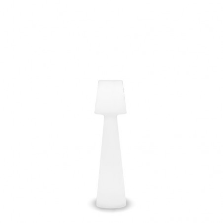 NEW GARDEN lampa podłogowa LOLA 110 B biała - LED, wbudowana bateria