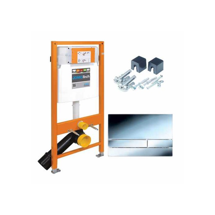 Stelaż WC WERIT podtynkowy 3w1 (przycisk chrom...