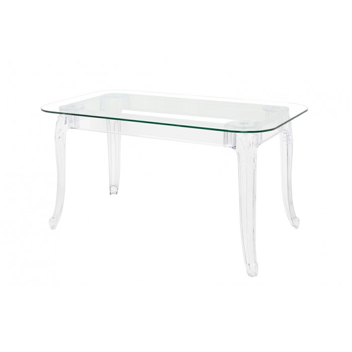 Stół KING 160 transparentny - poliwęglan, szkło...