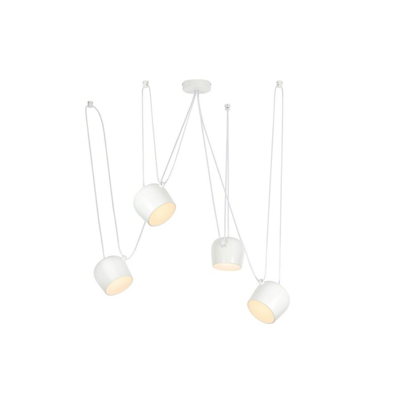 Lampa wisząca EYE 4 biała - LED, aluminium